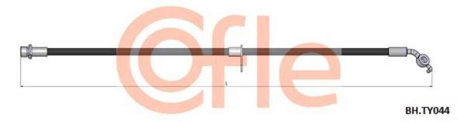 

Шланг Тормозной Передн Лев Toyota Rav 4 00- Cofle арт. 92.BH.TY044