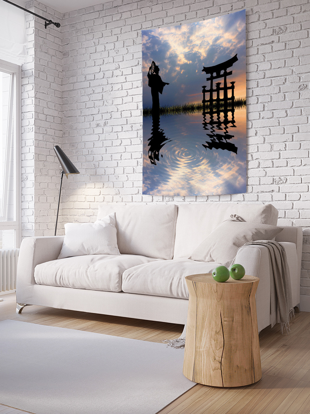 

Вертикальное фотопанно на стену JoyArty Китайская река 150x200 см, Китайская река