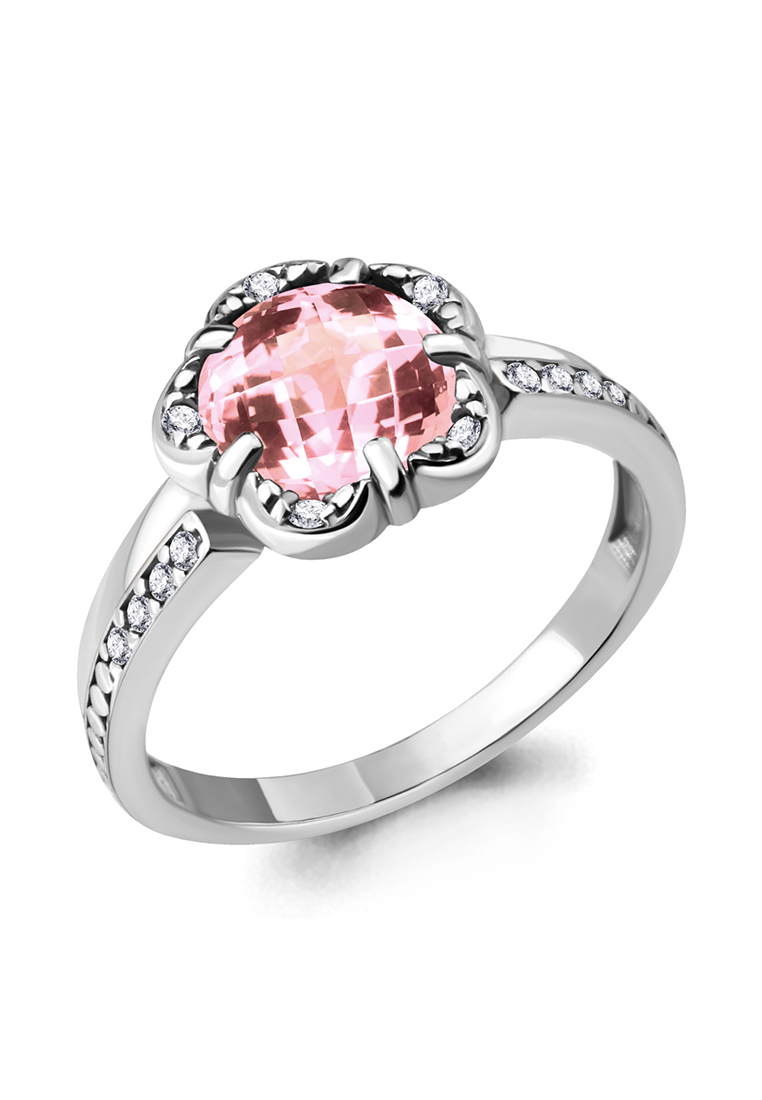 

Кольцо из серебра р. , Kari Jewelry 6921190А., морганит\фианит, 6921190А.5