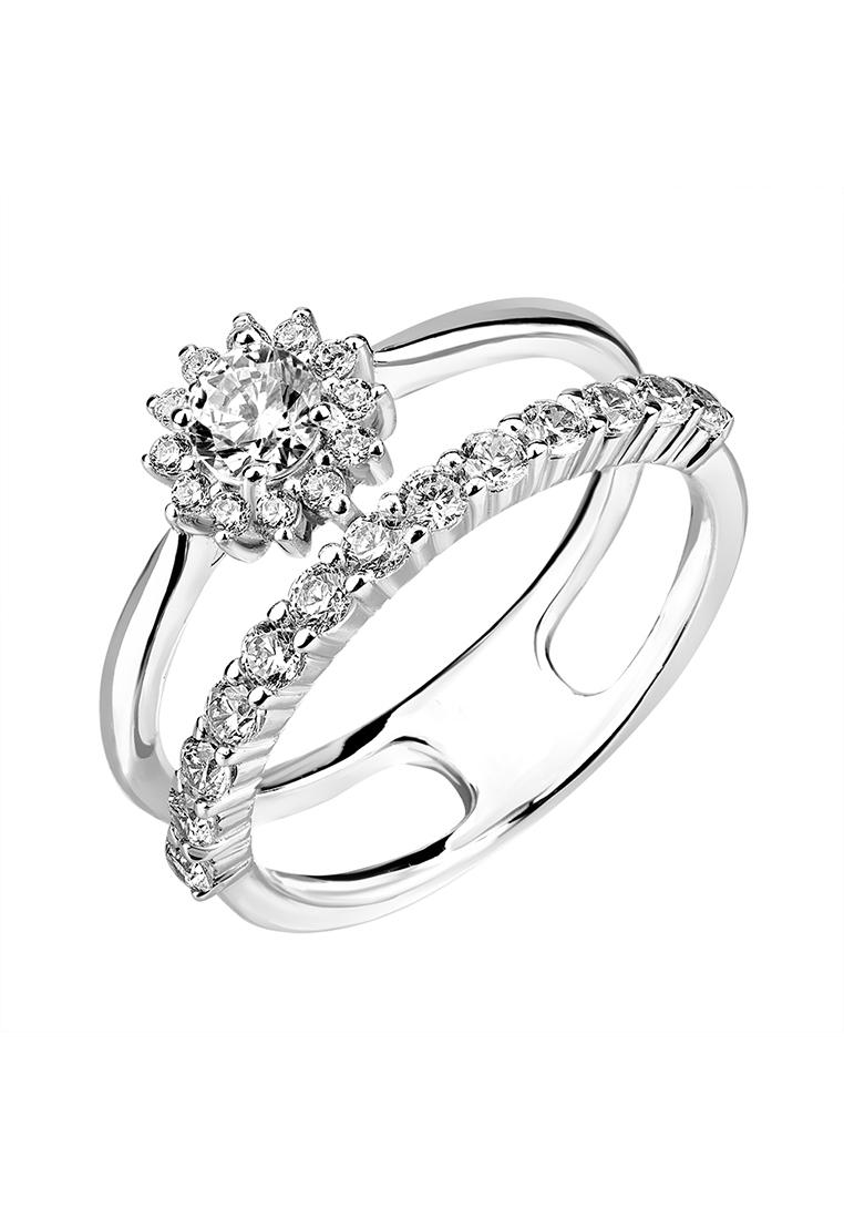 

Кольцо из серебра р. , Kari Jewelry SR0176301, фианит, SR0176301