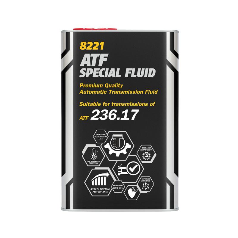 Синтетитическая трансмиссионная жидкость (metal) MANNOL ATF SPECIAL FLUID 236.17 8221 1 л.