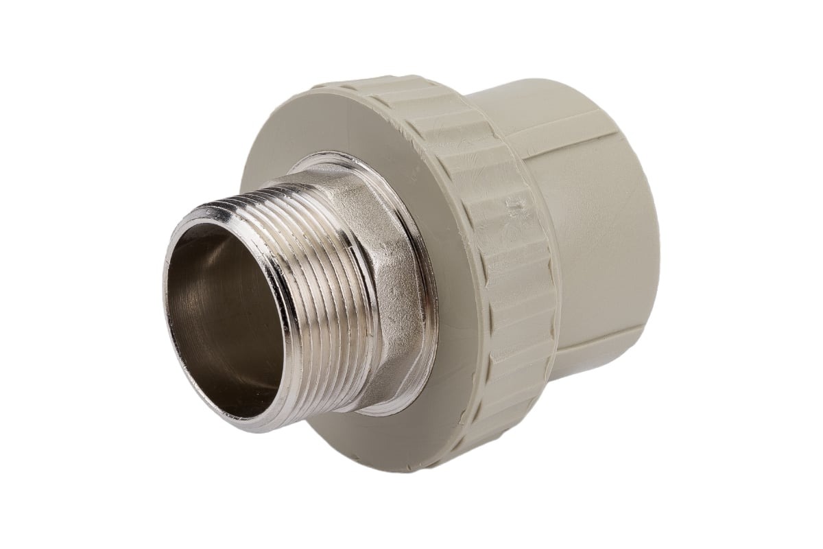 

Муфта Valfex переходная 40x1 1/2" с наружной резьбой под ключ серая, 10135032