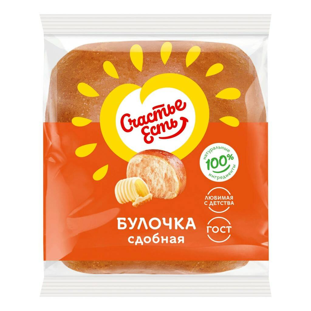 фото Булочка сдобная счастье есть 100 г