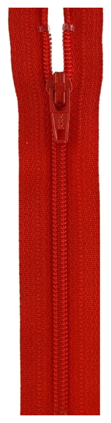 

Застежка-молния YKK 0561179/60, 820 алый тип 3 (4,15мм), неразъемная, 60см