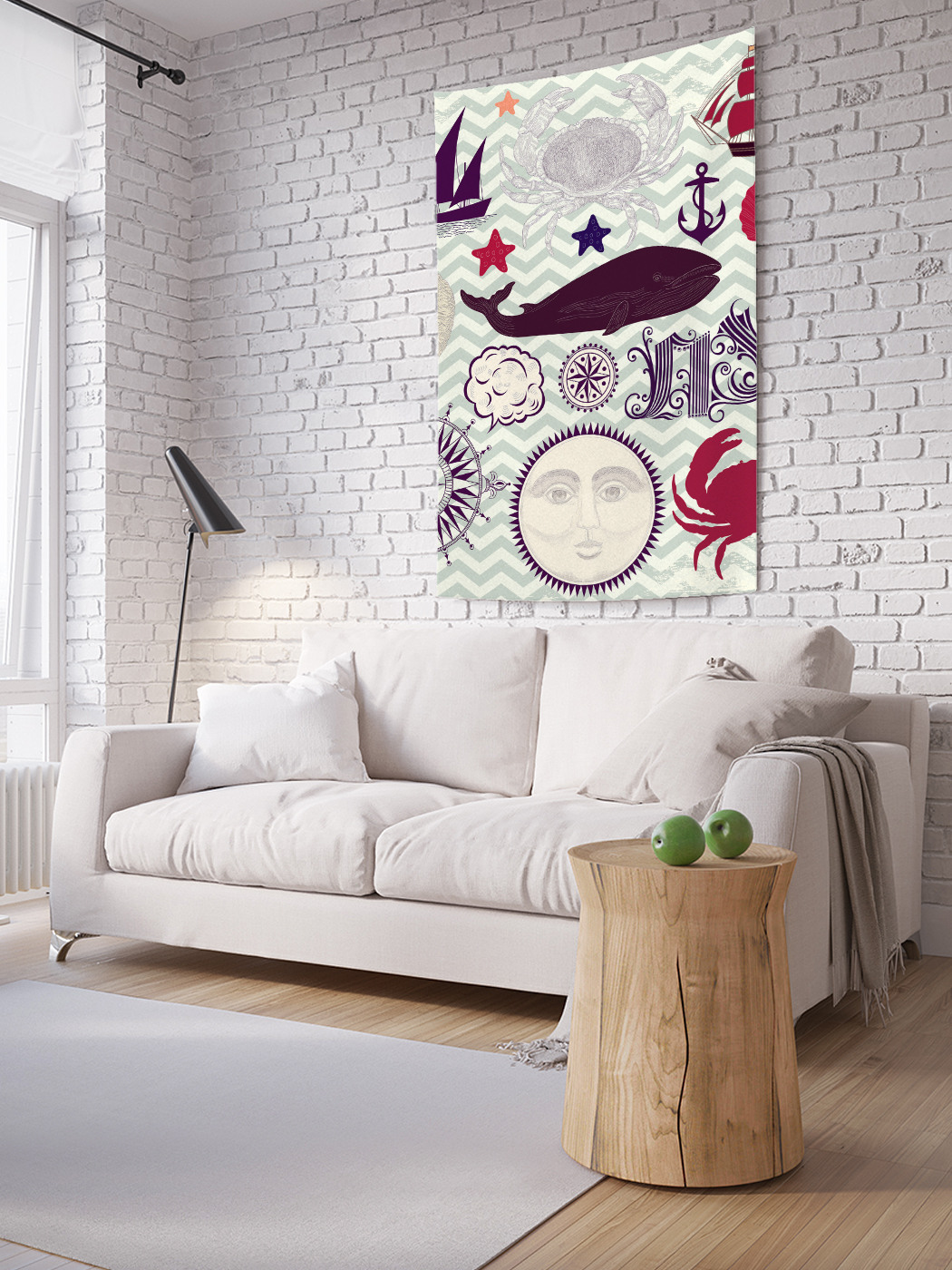 

Вертикальное фотопанно на стену JoyArty Морские силы 150x200 см, Морские силы