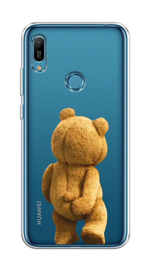 

Чехол на Huawei Y6 2019/Honor 8a/8a Pro/Y6s "Медвежья спина", Коричневый;прозрачный, 68650-1