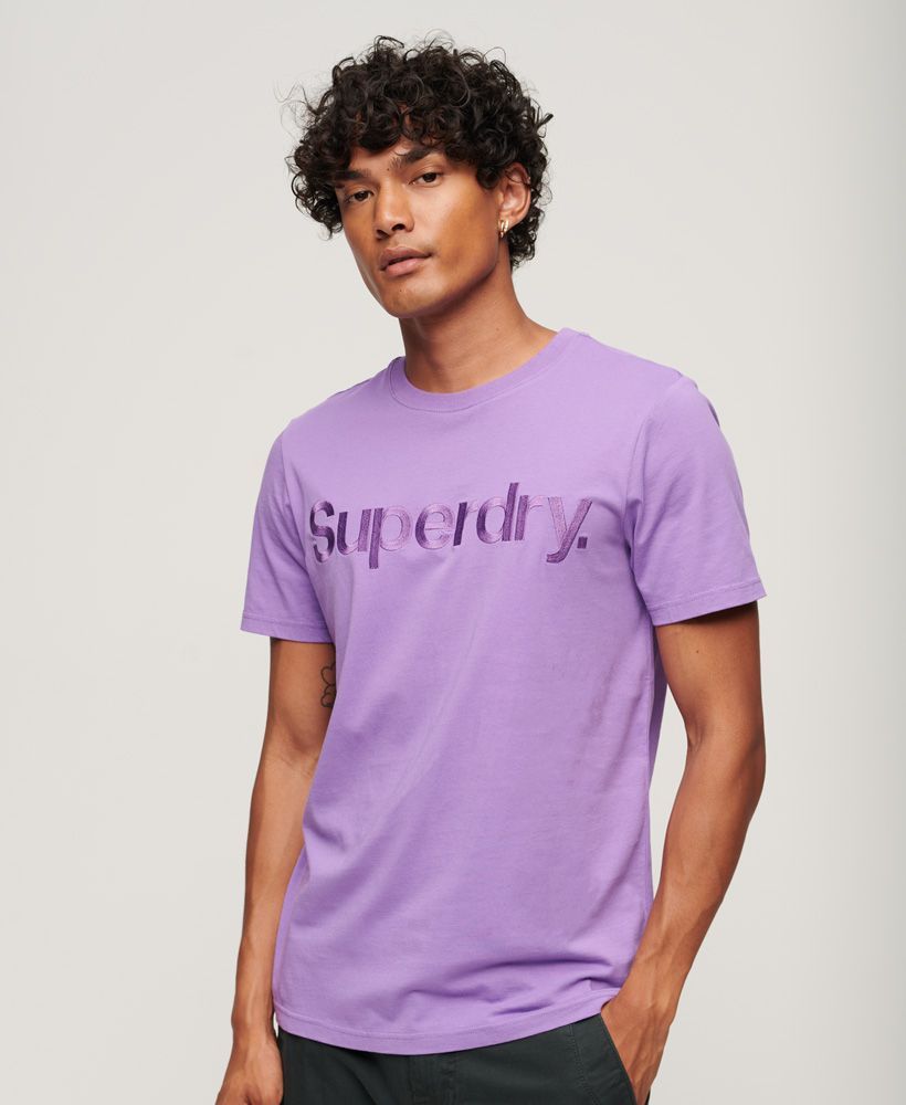 

Футболка мужская Superdry M1011755A фиолетовая M, Фиолетовый, M1011755A