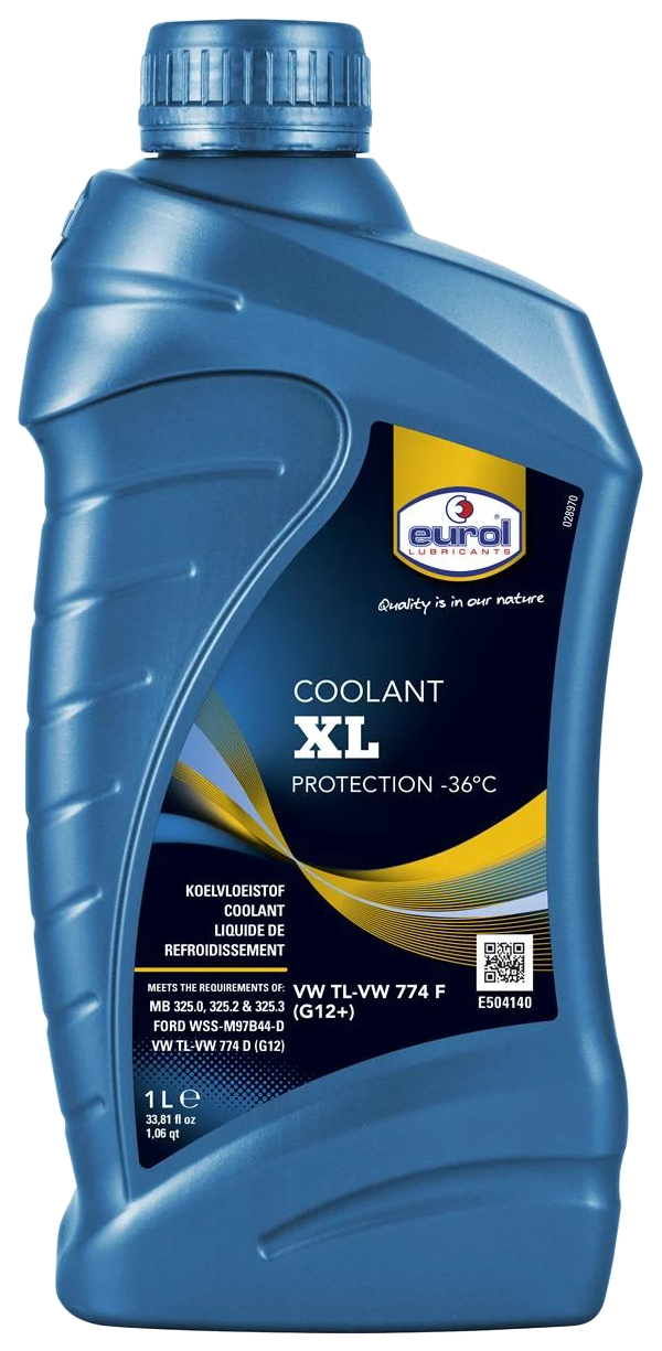 фото Охлаждающая жидкость eurol coolant xl yellow -36 1л