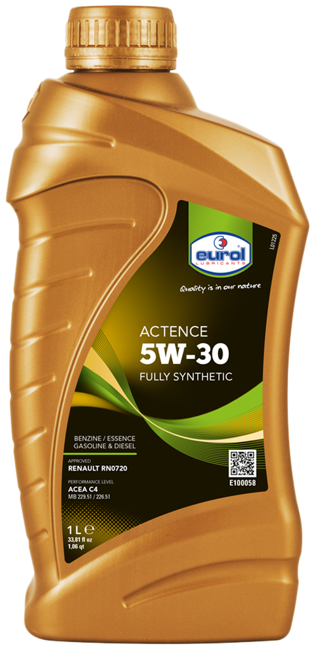 Моторное масло Eurol синтетическое Actence 5W30 ACEA C4 1л