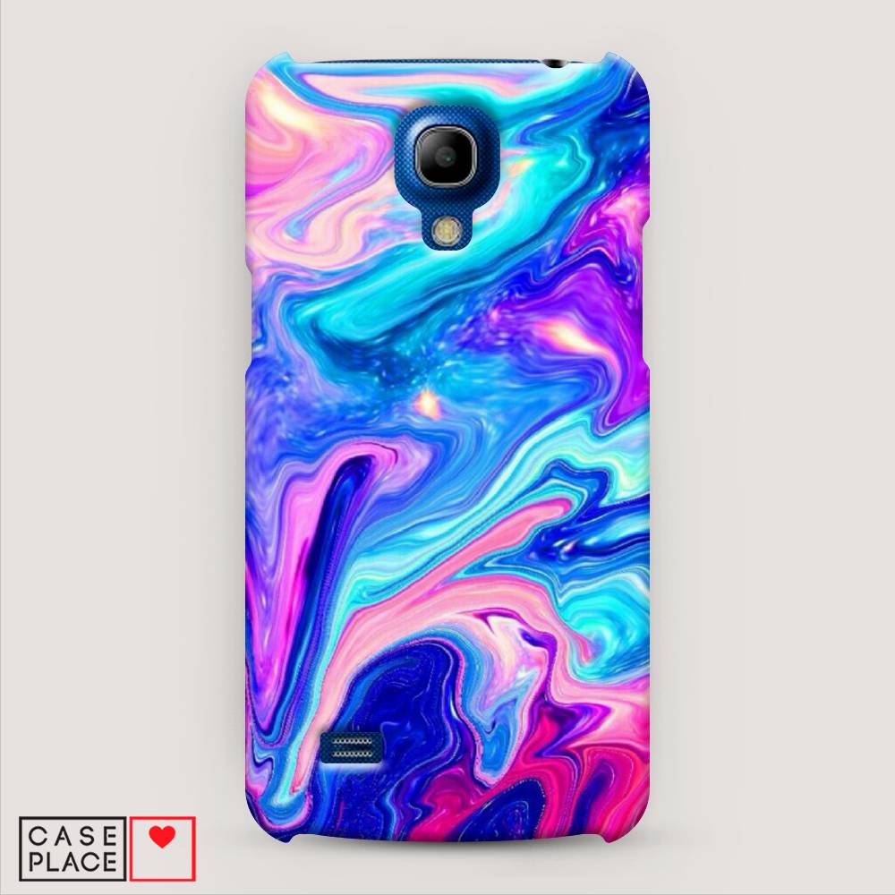 фото Чехол awog "потеки краски" для samsung galaxy s4 mini
