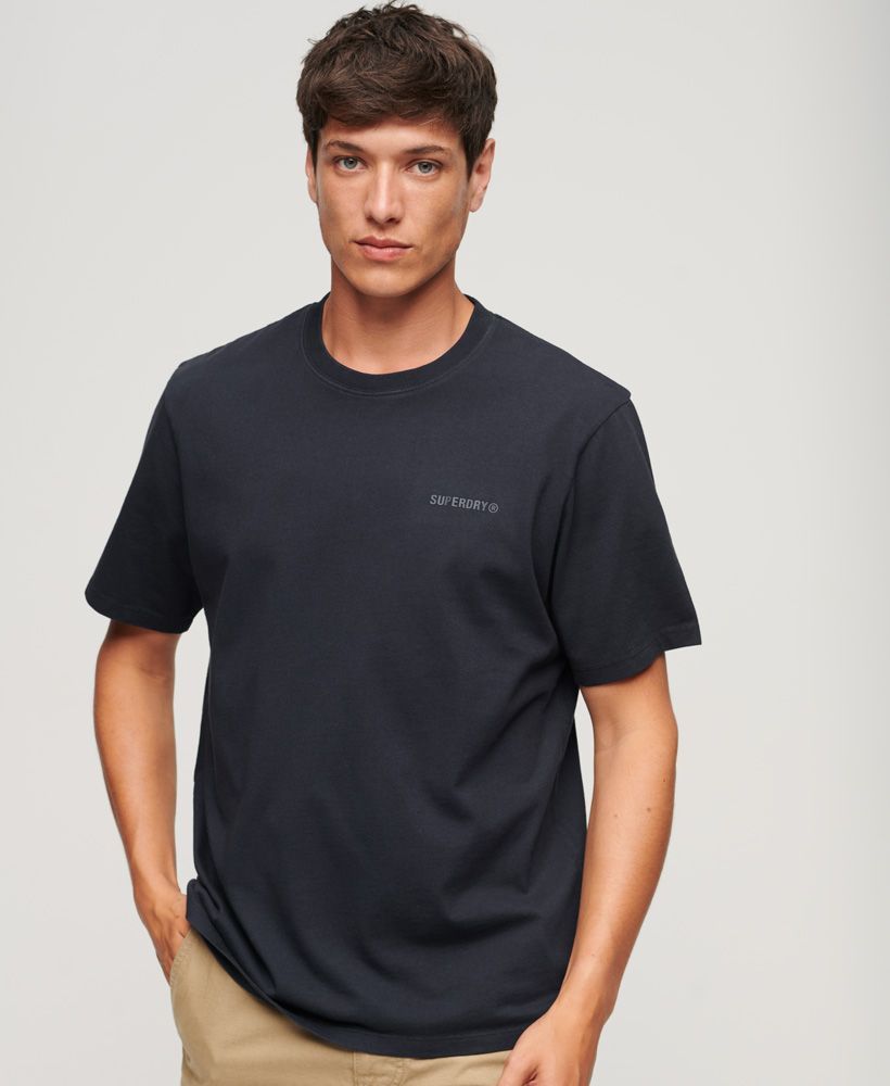 

Футболка мужская Superdry M1011727A синяя S, Синий, M1011727A