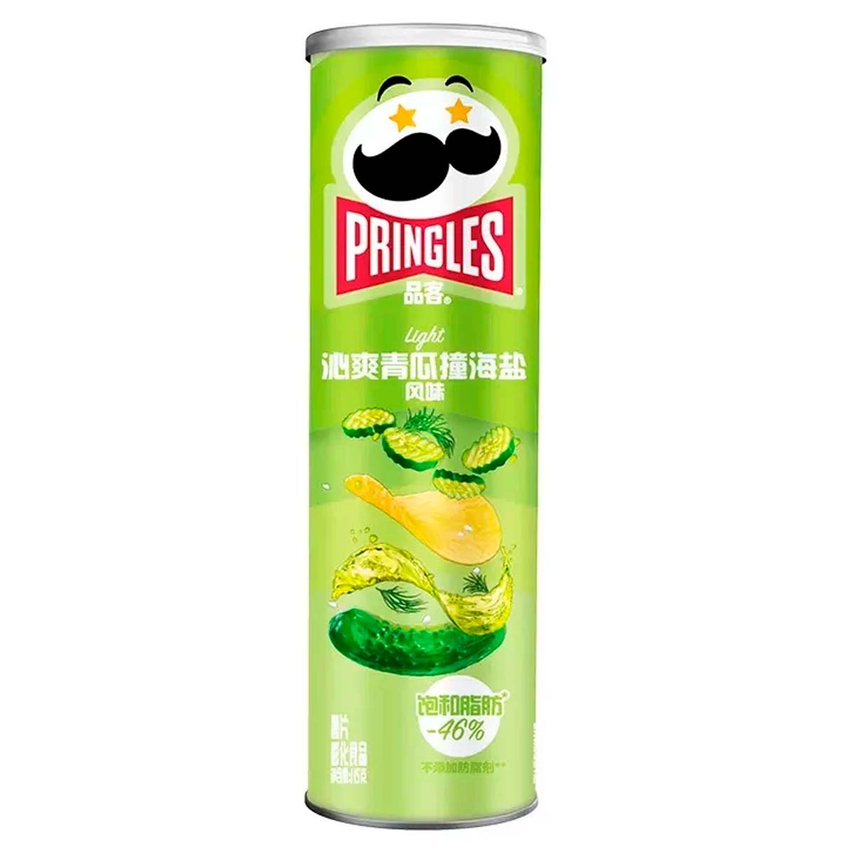 Чипсы картофельные Pringles Cucumber Sea Salt со вкусом огурца с морской солью, 115 г