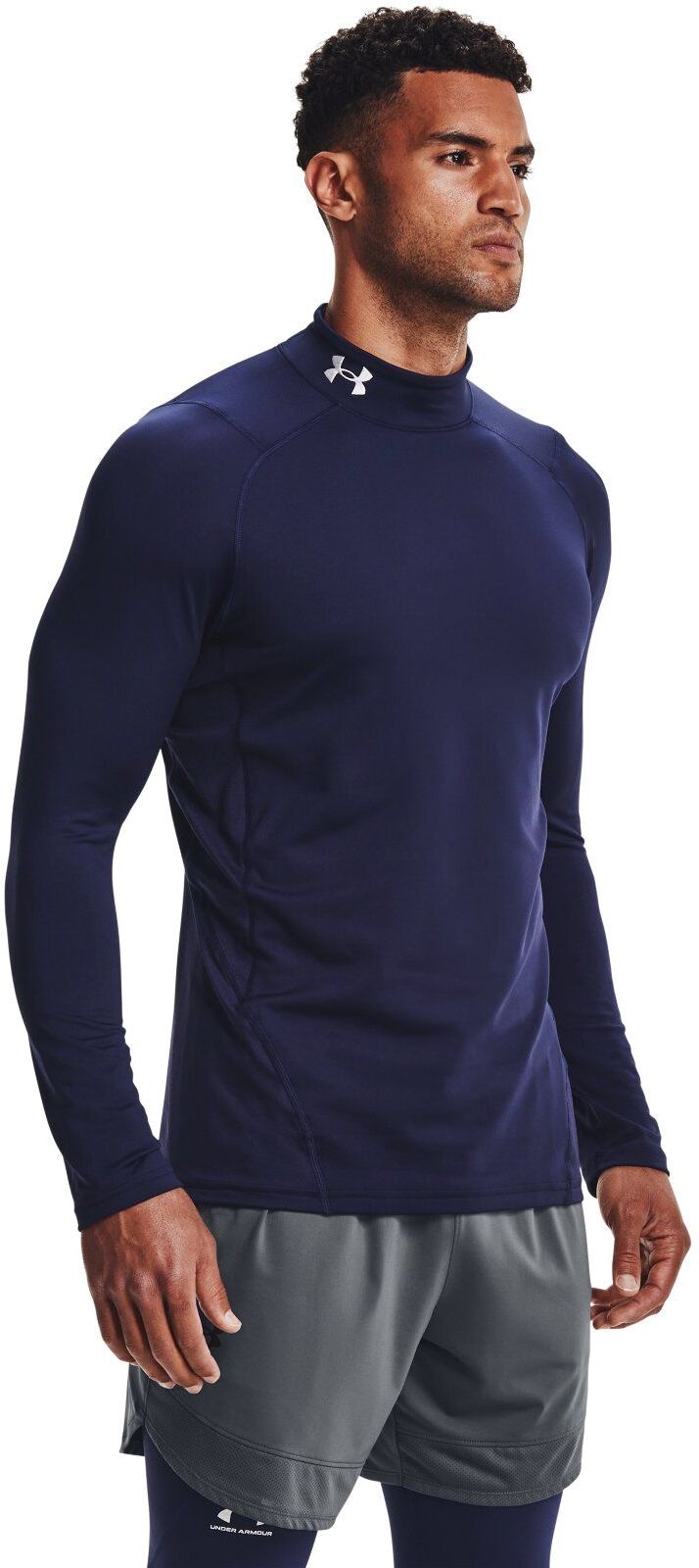 Водолазка мужская Under Armour CG Armour Fitted Mock синяя XS