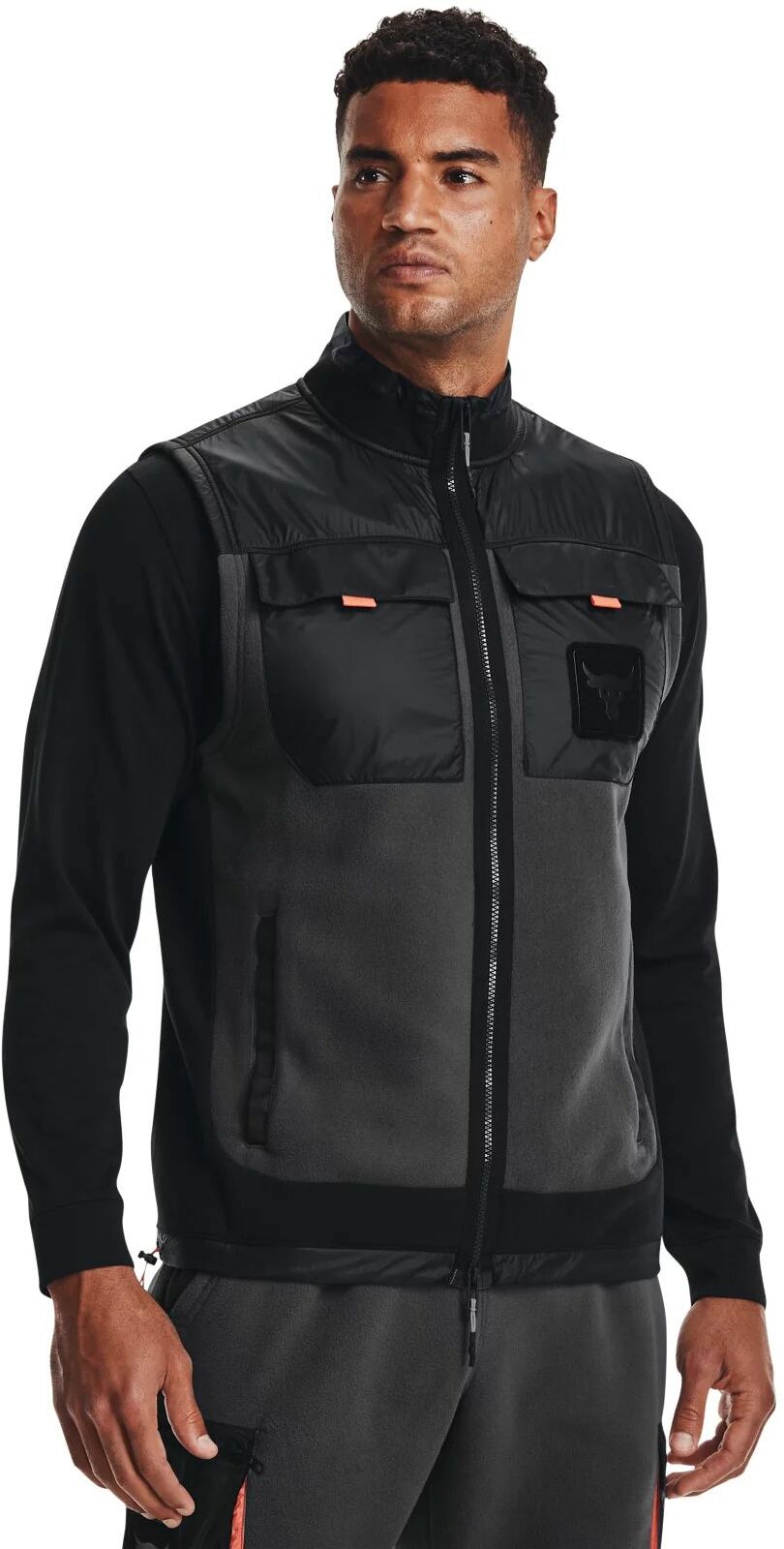

Жилет мужской Under Armour Pjt Rock Microflc FZ Vest черный SM, Pjt Rock Microflc FZ Vest