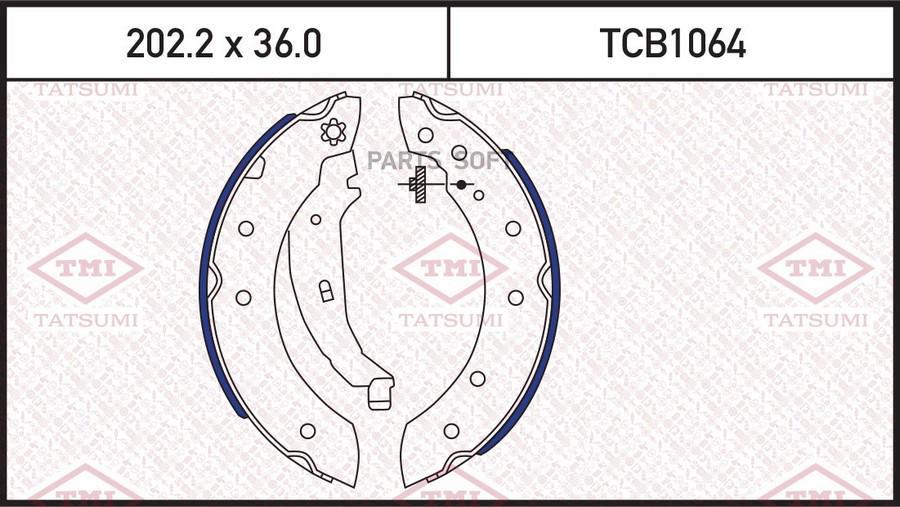 

Тормозные колодки Tatsumi TCB1064