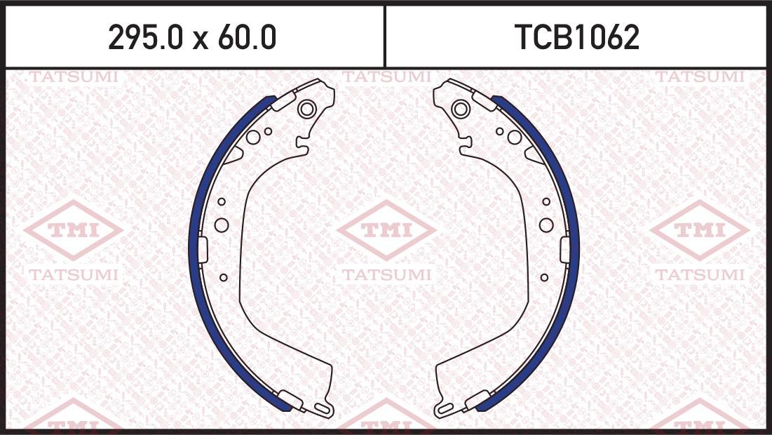 

Тормозные колодки Tatsumi TCB1062