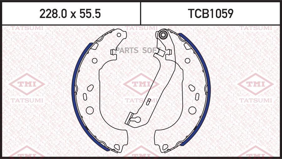 

Тормозные колодки Tatsumi TCB1059