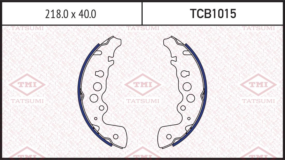 

Тормозные колодки Tatsumi TCB1015