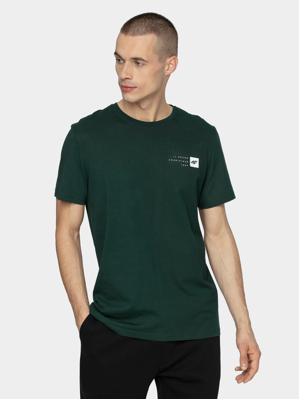 

Футболка мужская 4F H4Z21-TSM011-46S синяя L, H4Z21-TSM011-46S