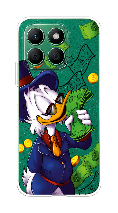 

Чехол на Honor X8B "Scrooge McDuck with Money", Синий;зеленый;белый, 6123250-1