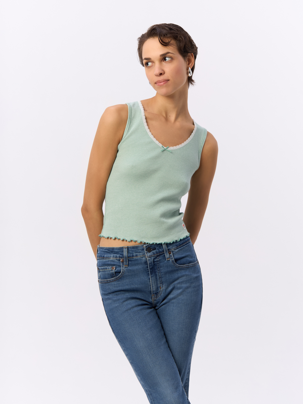 Топ женский Levi's A4780 бирюзовый M