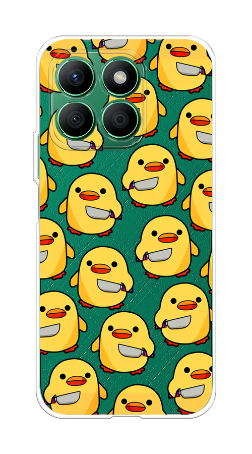 

Чехол на Honor X8B "Утка с ножом", Прозрачный;желтый;оранжевый, 6123250-1