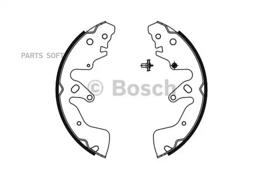 

Тормозные колодки Bosch барабанные для Suzuki Grand Vitara 2005- 986487756