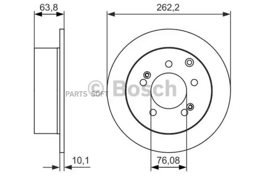 

0 986 479 061_диск тормозной задний kia soul 1.6/1.6crdi 09>