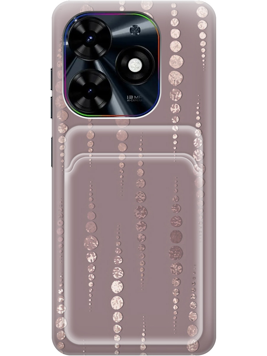 

Чехол на Tecno Pop 8 / Spark Go 2024 / Spark 20 / 20C "Монеты в розовых песках", Белый;розовый, 20011926