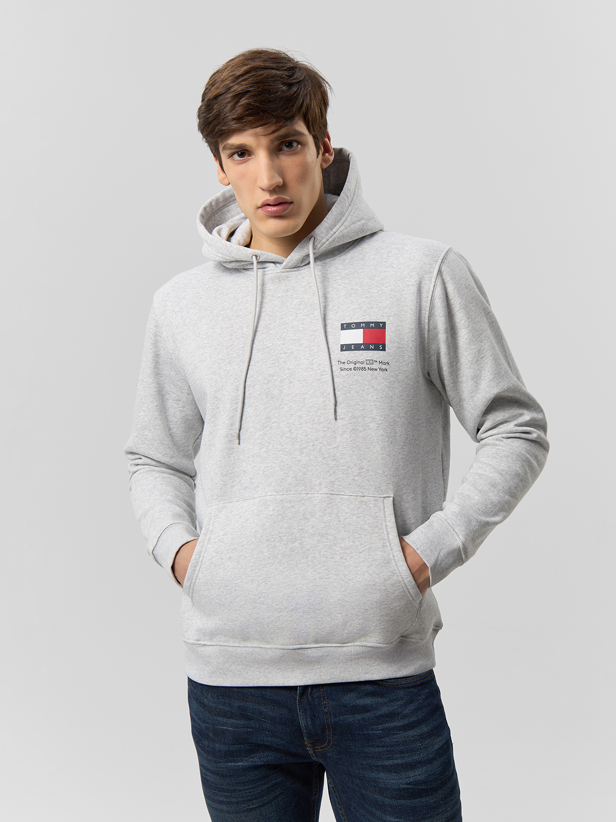 Толстовка мужская Tommy Jeans DM0DM18418 серый-PJ4 XXXL 12591₽