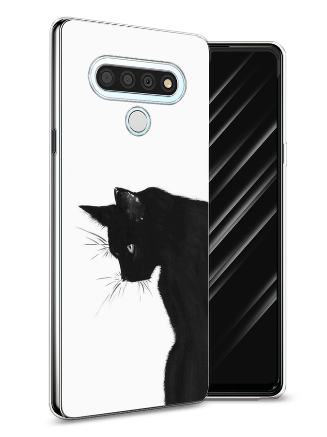 

Чехол Awog на LG Stylo 6 "Black cat", Черный;белый, 84550-1