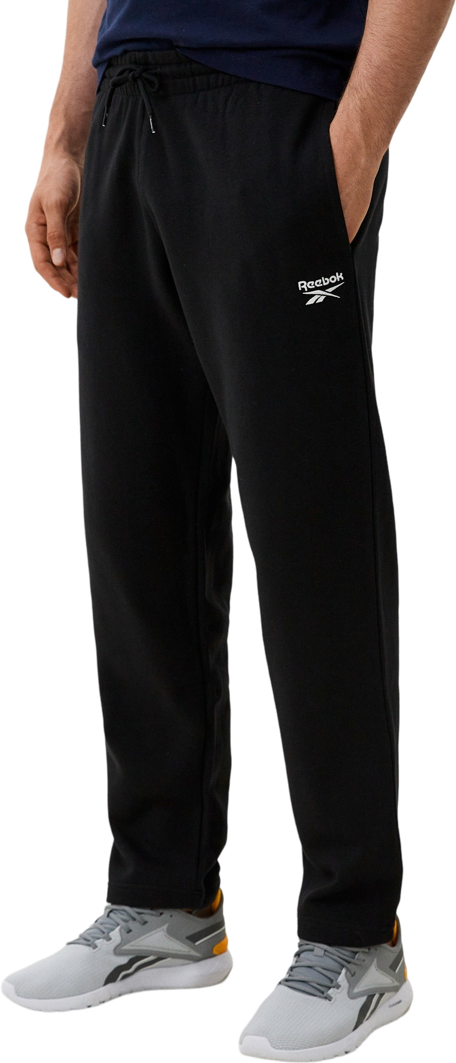 

Спортивные брюки мужские Reebok IDENTITY SL FLEECE OH PANT черные XS, Черный, IDENTITY SL FLEECE OH PANT