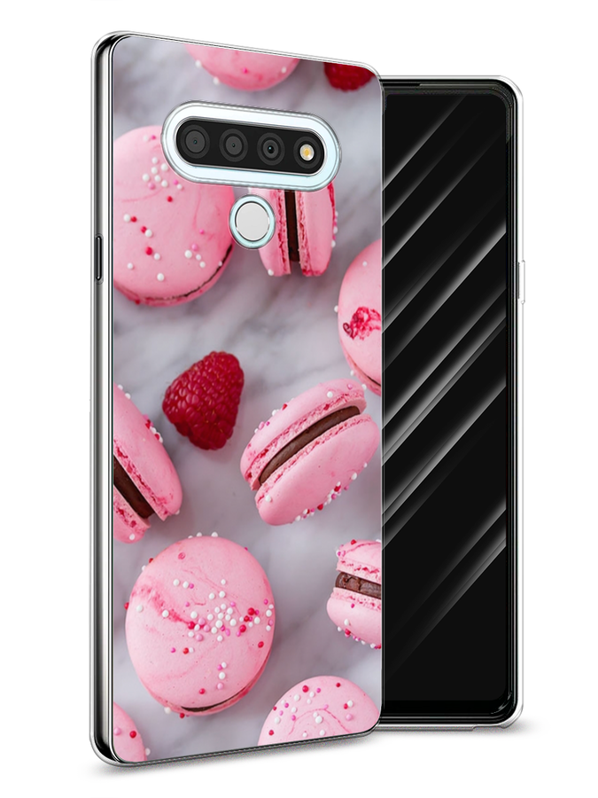 

Чехол Awog на LG Stylo 6 "Макарони с малиной", Серый;розовый, 84550-10