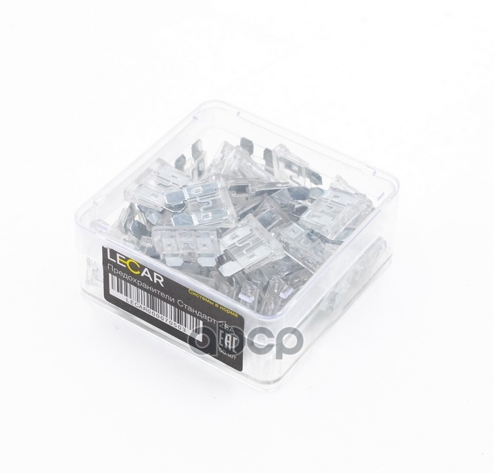 

Предохранители Lecar Standart 25а, 50 Шт., Пластиковый Бокс Lecar Lecar000070503 LECAR арт
