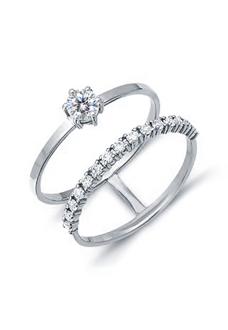

Кольцо из серебра р.  Kari Jewelry К630-227, фианит, К630-227