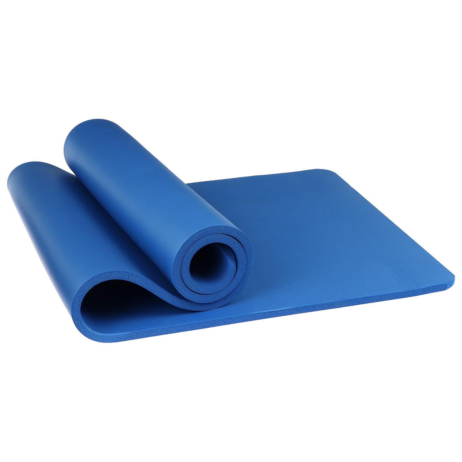 

Коврик для йоги Sangh полосы blue 183 см, 15 мм, Синий, полосы