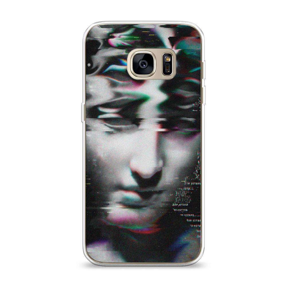 

Чехол Awog на Samsung Galaxy S7 "Glitch Art", Серый, 24550-9