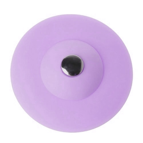 фото Силиконовая пробка для ванной, фиолетовый nobrand
