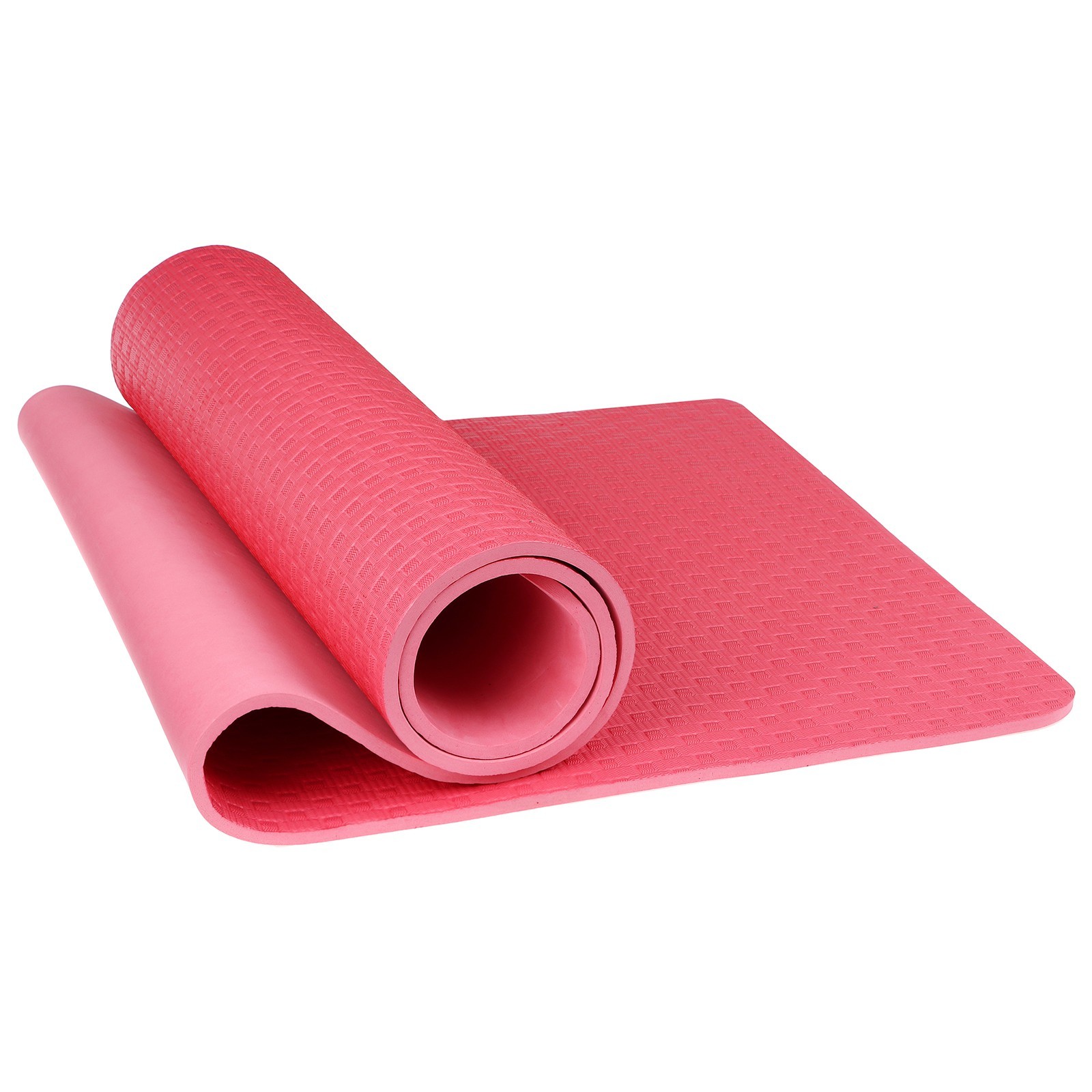 Коврик для йоги Sangh квадраты pink 183 см, 7 мм