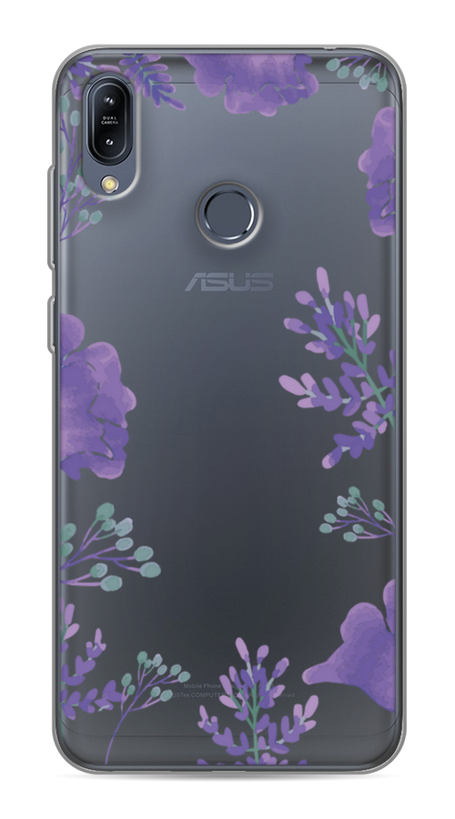 

Чехол Awog на Asus Zenfone Max M2 ZB633KL "Сиреневая цветочная рамка", Прозрачный;фиолетовый, 43750-8