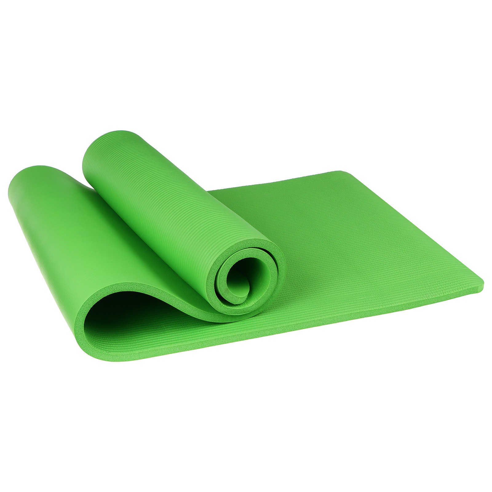 Коврик для йоги Sangh полосы green 183 см, 15 мм