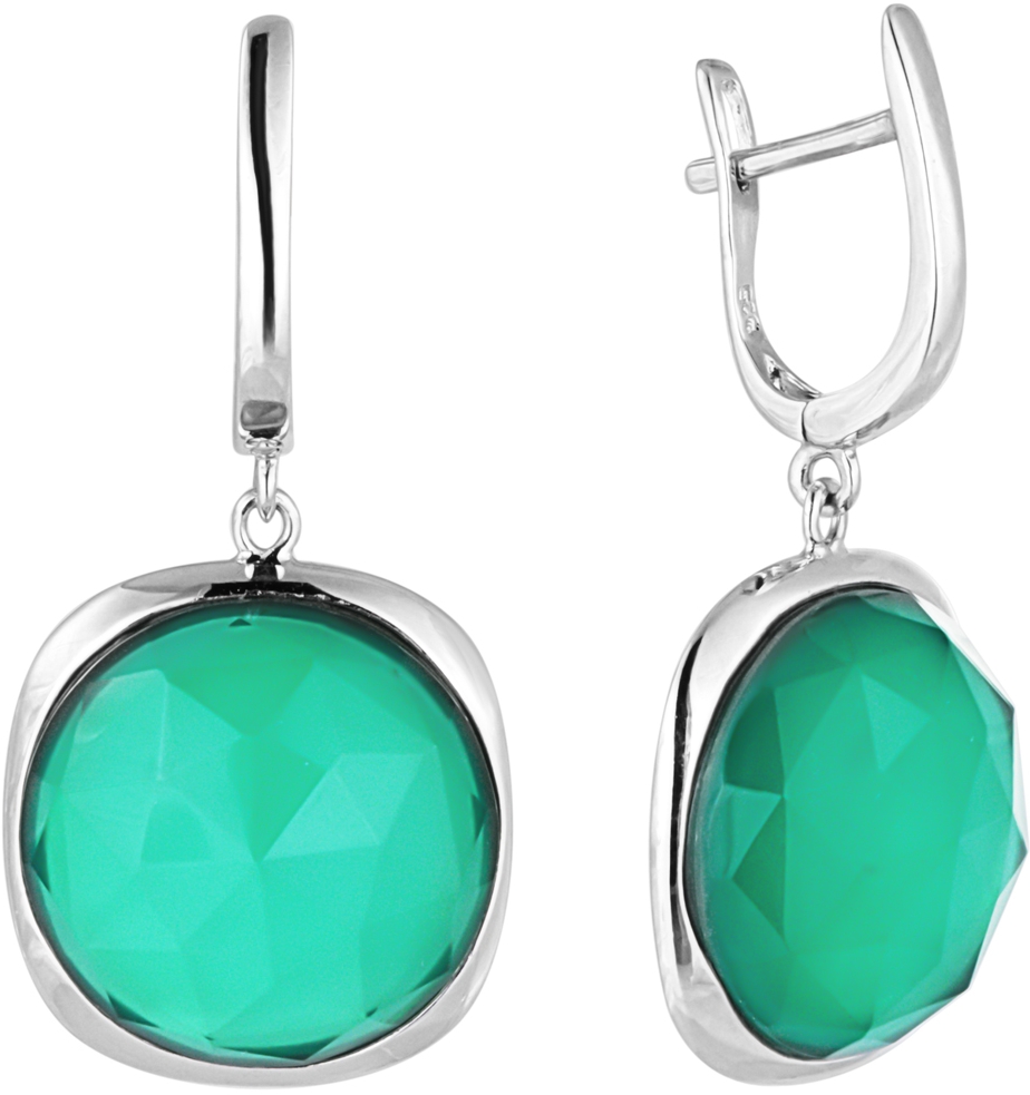

Серьги из серебра с агатом Balex Jewellery 2436930228, 2436930228