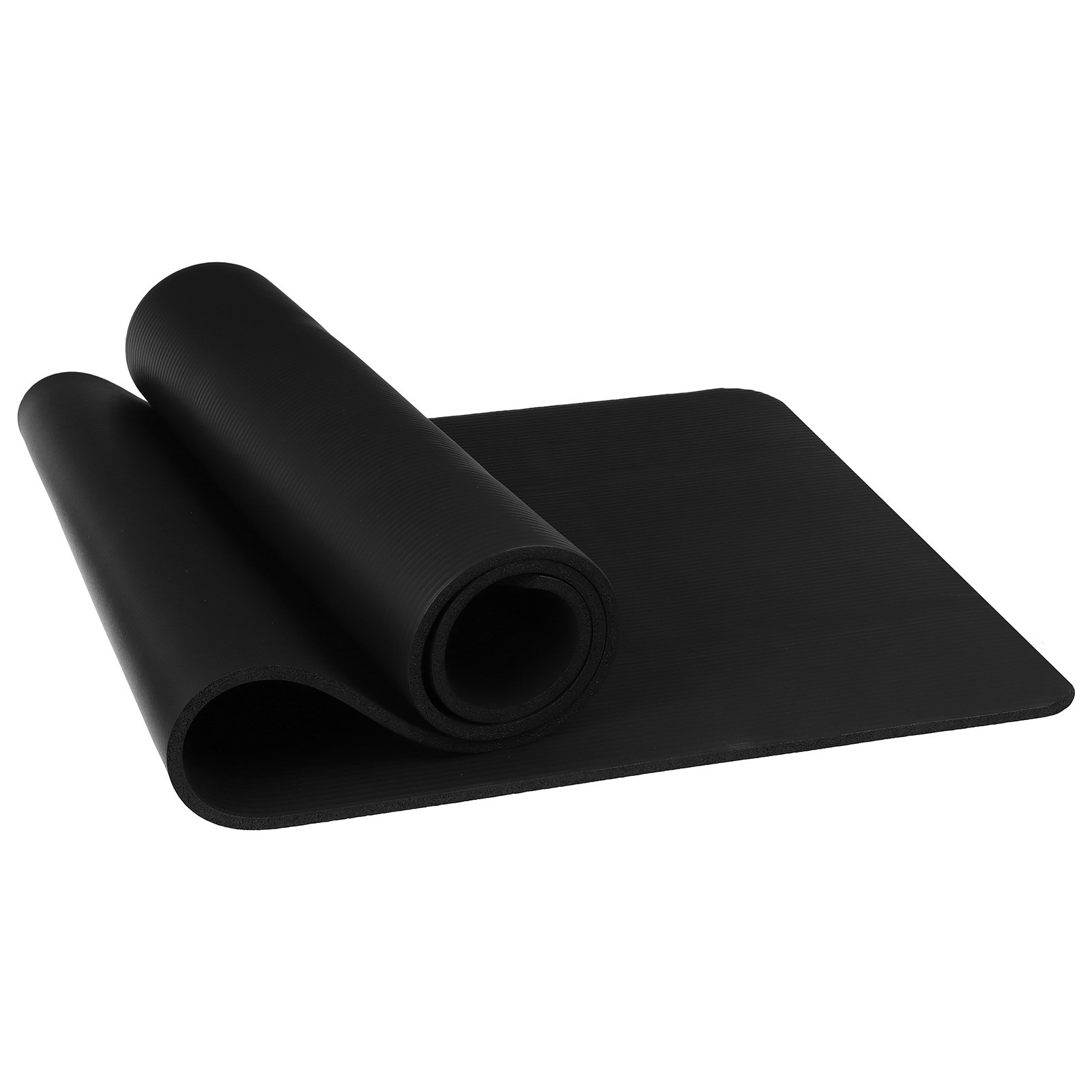 Коврик для йоги Sangh полосы black 183 см, 10 мм