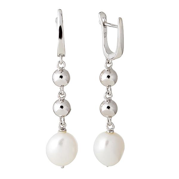 

Серьги из серебра с жемчугом Balex Jewellery 2432930172, 2432930172