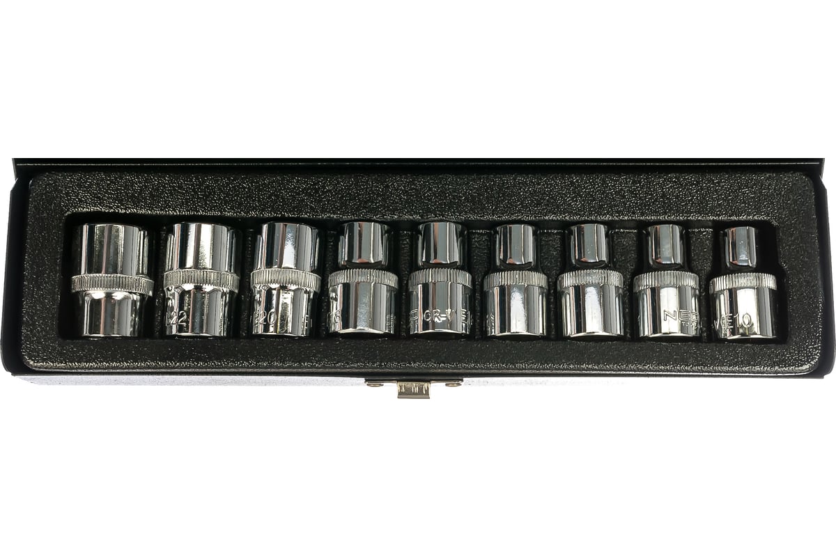 

08-649_Набор Головок! 1/2' Torx, Е10-Е24, 9 Шт. Crv\