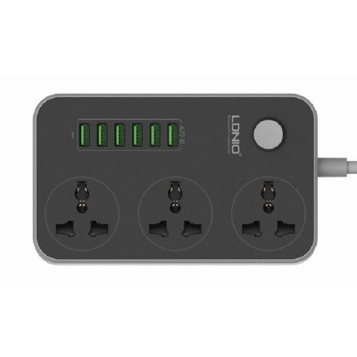 Сетевой фильтр Ldnio Power Socket SC3604 3 розетки 6 USB