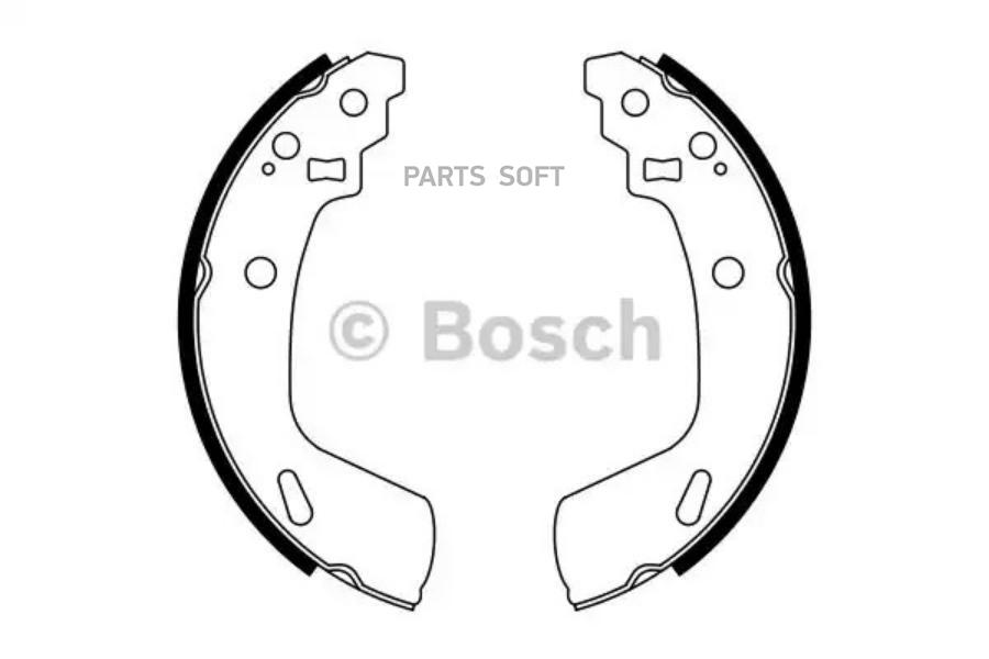 Тормозные колодки Bosch барабанные для Suzuki Swift iv 1.2/1.3ddis 2010- 986487775