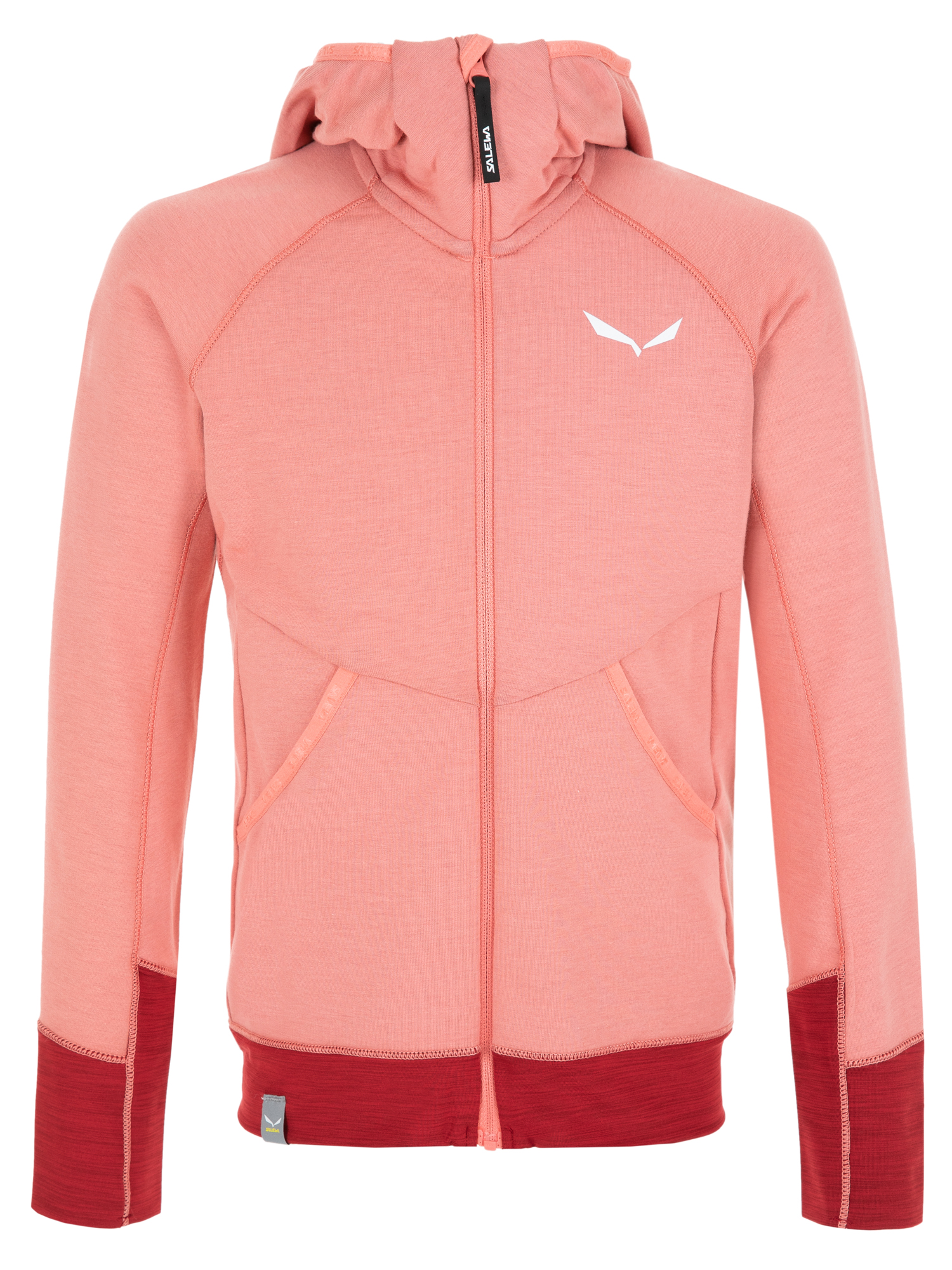 

Толстовка salewa puez hybrid pl g fz hdy lantana pink melange 164/height, Розовый, Puez Hybrid Pl G Fz Hdy