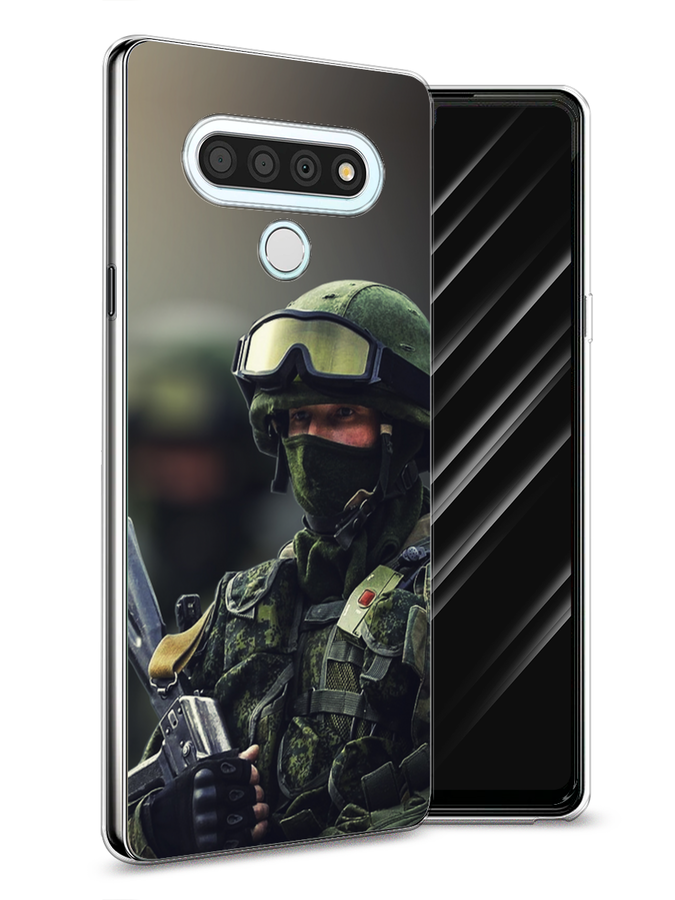 

Чехол Awog на LG Stylo 6 "Солдат", Зеленый;серый, 84550-5