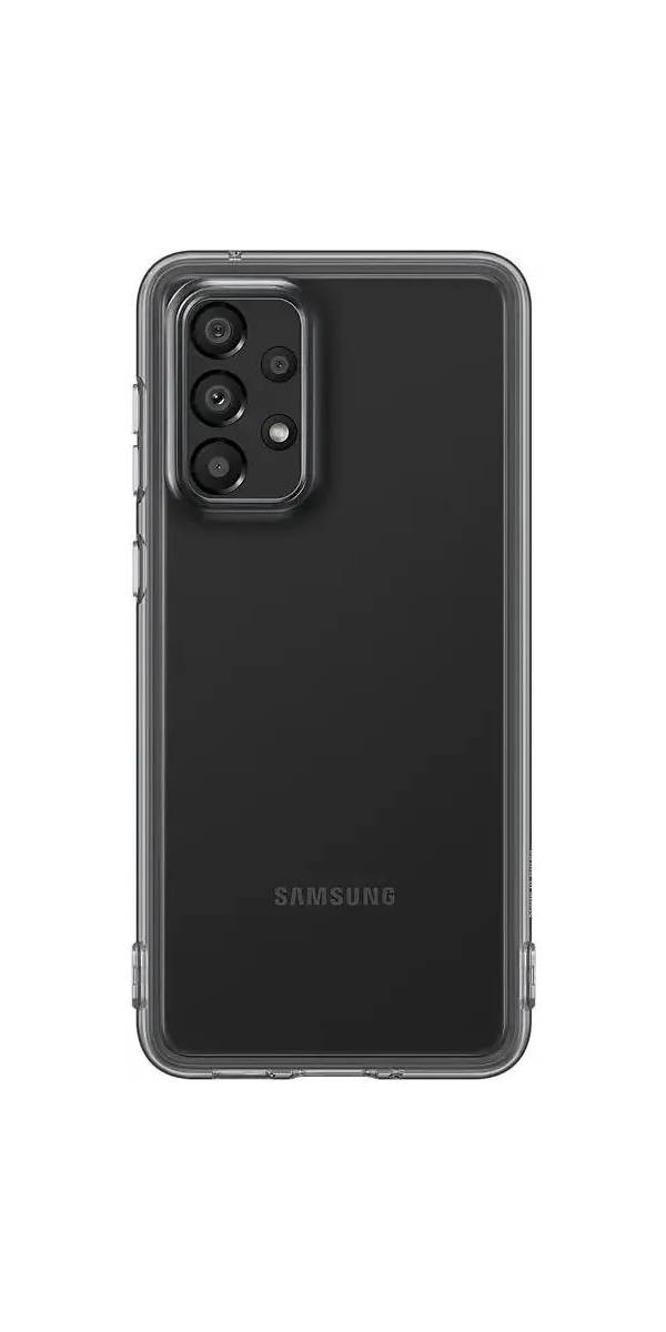 

Чехол Samsung Soft Clear Cover для Galaxy A33, черный, Soft Clear Cover
